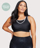 No-Bounce Camisole Sport-BH Schwarz