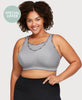 No-Bounce Camisole Sport-BH in Softgrau