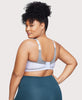 No-Bounce Camisole Elite Sport-BH Weiß/Grau