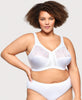 MagicLift Front-Closure Support Bra White