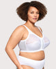 MagicLift Front-Closure Support Bra White