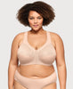 MagicLift Front-Closure Racerback Bra Cafe