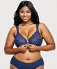 Front-Closure WonderWire Bra Navy Print