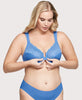 Front-Closure WonderWire Bra Blue Azure