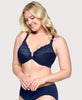 Wonderwire-BH mit Frontverschluss und T-Back-Design Blau
