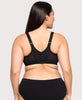 Front-Closure Lacey T-Back WonderWire Bra Solid Black