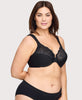 Low Cut Wonderwire Lace Bra Black