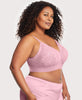 Bramour Gramercy Luxe Lace Bralette Mauve