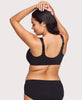 Front-Closure Stretch Lace WonderWire Bra Black