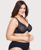 Front-Closure Lacey T-Back WonderWire Bra Black